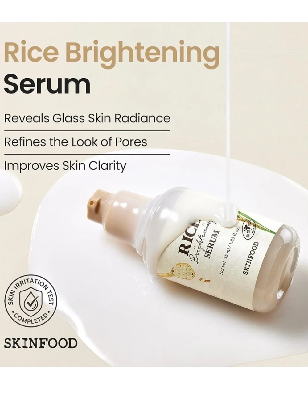 Rice Brightening Serum – Cream Tone